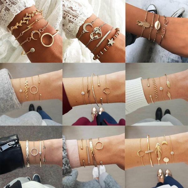 bangle vintage heart map charm bracelets set for women 2021 multi- crystal & bangles boho fashion jewelry wholesale, Black
bangle vintage heart map charm bracelets set for women 2021 multi- crystal & bangles boho fashion jewelry wholesale, Black