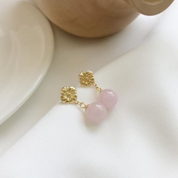 925 sterling silver rose quartz crystal natural stone ball bead dangle drop earrings pink gemstone earrings bridesmaid gift
925 sterling silver rose quartz crystal natural stone ball bead dangle drop earrings pink gemstone earrings bridesmaid gift