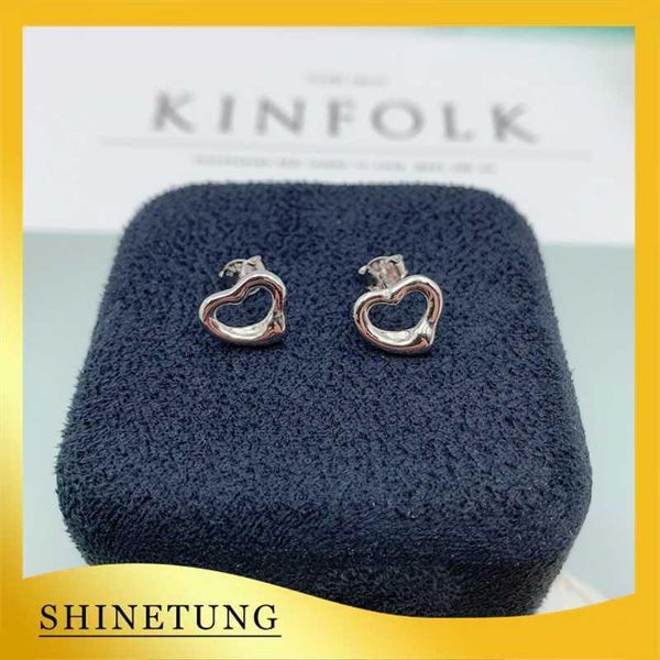 1: 1 original model s925 sterling silver earrings classic fashion open heart-shape earrings ladies jewelry birthday gift, Golden;silver
1: 1 original model s925 sterling silver earrings classic fashion open heart-shape earrings ladies jewelry birthday gift, Golden;silver