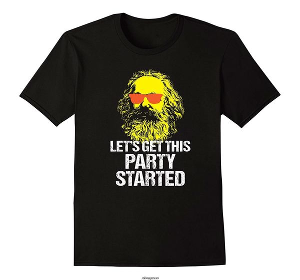 marx communist party tshirt socialist marxism printed mens t shirt
