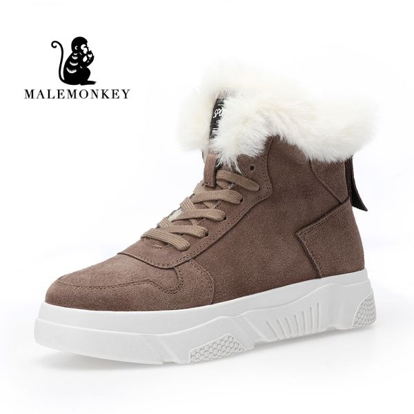new women snow boots cow suede warm winter ankle boot short plush zipper female platform bota neve round toe ladies casual shoes, Black
new women snow boots cow suede warm winter ankle boot short plush zipper female platform bota neve round toe ladies casual shoes, Black