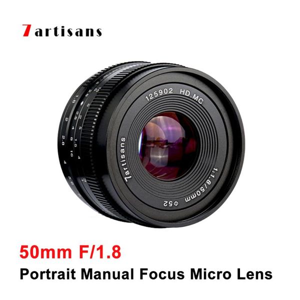 7artisans 50mm f1.8 lens large aperture portrait manual focus micro camera lens for canon eos-m mount e-mount fuji fx-amount
7artisans 50mm f1.8 lens large aperture portrait manual focus micro camera lens for canon eos-m mount e-mount fuji fx-amount