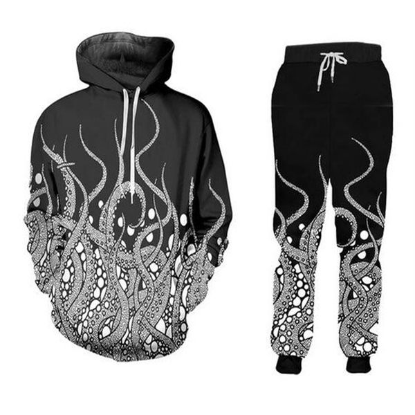 3d printed ocs tentacles and pants two-piece suit for men and women fitness and casual sportswear, Gray
3d printed ocs tentacles and pants two-piece suit for men and women fitness and casual sportswear, Gray