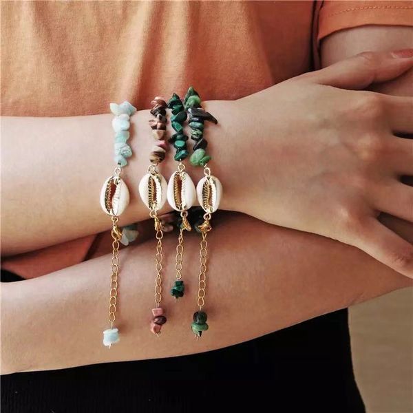 charm bracelets 2021 natural stone series bracelet classic fashion multi color hand string female, Golden;silver
charm bracelets 2021 natural stone series bracelet classic fashion multi color hand string female, Golden;silver