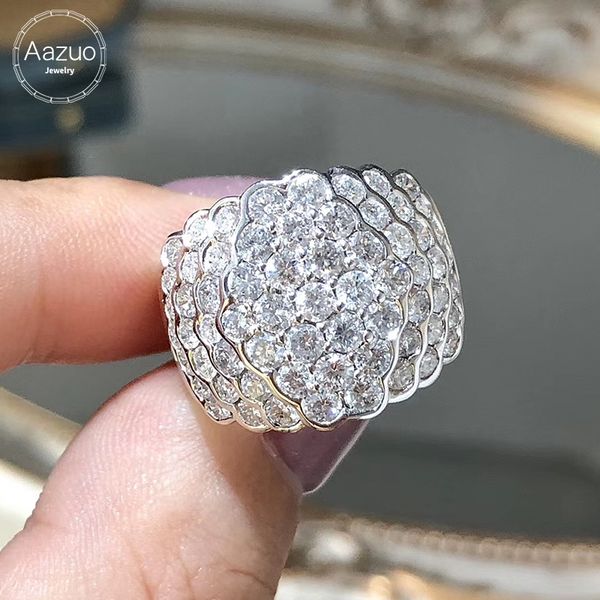 aazuo 100% 18k original white gold au750 real diamond 3.0ct luxury ring for woman fine jewelry fashion gift birthday, Golden;silver
aazuo 100% 18k original white gold au750 real diamond 3.0ct luxury ring for woman fine jewelry fashion gift birthday, Golden;silver