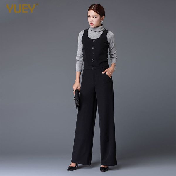 yuey 2020 новая женщина комбинезоны однобортный fashion комбинезон wide leg штаны рабочая одежда деловой костюм плюс размер большой yards 8x, Black
yuey 2020 новая женщина комбинезоны однобортный fashion комбинезон wide leg штаны рабочая одежда деловой костюм плюс размер большой yards 8x, Black