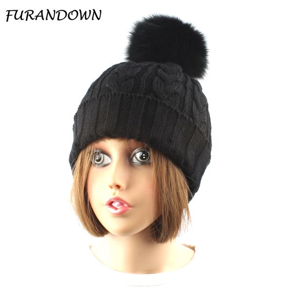 furandown fur pompom hat women winter cap lady beanies brand pompons hats, Blue;gray
furandown fur pompom hat women winter cap lady beanies brand pompons hats, Blue;gray