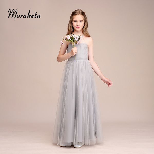 halter backless a-line floor-length tulle long flower girl dresses for wedding 2020 summer gray junior bridesmaid dresses, Red;yellow
halter backless a-line floor-length tulle long flower girl dresses for wedding 2020 summer gray junior bridesmaid dresses, Red;yellow