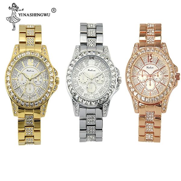 wristwatches fashion accessories for men women shiny rhinestone date quartz watch hip hop iced out luxury wrist jewelry party gift, Slivery;brown
wristwatches fashion accessories for men women shiny rhinestone date quartz watch hip hop iced out luxury wrist jewelry party gift, Slivery;brown