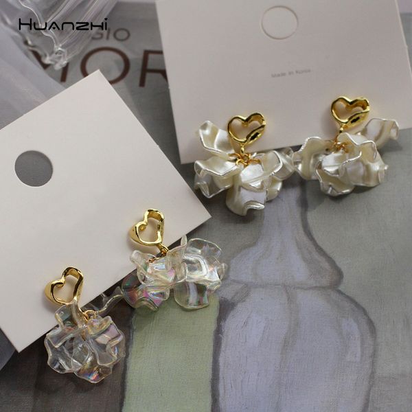 huanzhi 2020 new colorful transparent acrylic petal flower stud earrings pearl metal love earrings for woman girls party jewelry, Golden;silver
huanzhi 2020 new colorful transparent acrylic petal flower stud earrings pearl metal love earrings for woman girls party jewelry, Golden;silver