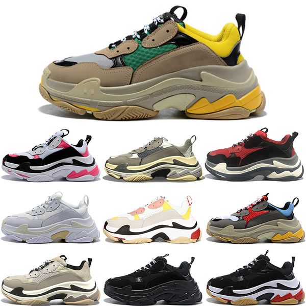 new arrival designer paris 17fw triples platform tennis sneaker luxury outdoor dad shoes for men's women casual triple-s shoes 36-45, Black
new arrival designer paris 17fw triples platform tennis sneaker luxury outdoor dad shoes for men's women casual triple-s shoes 36-45, Black