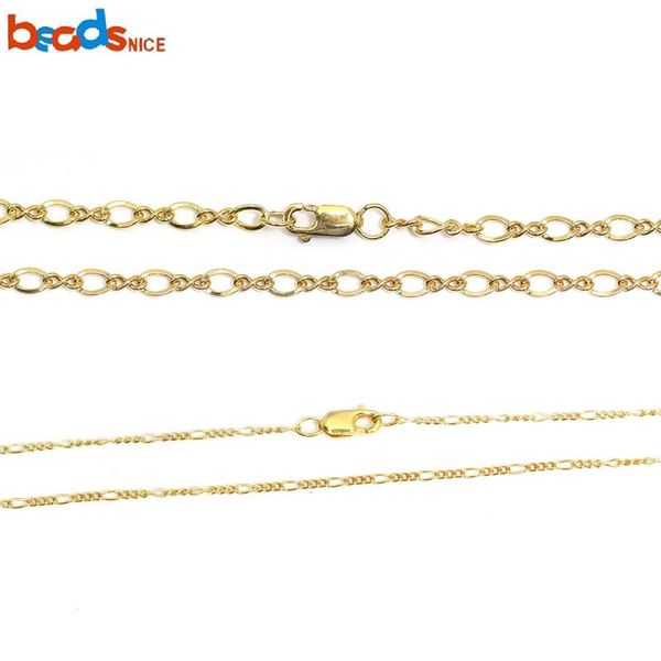 beadsnice gold filled figaro link chain necklace minimalist choker finished necklaces 40136, Silver
beadsnice gold filled figaro link chain necklace minimalist choker finished necklaces 40136, Silver