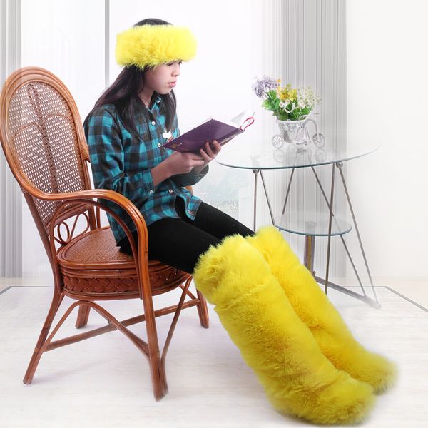 winter women boots faux lamp wools flats with bottom over the knee boots for women indoor snow keep warm fur causal long, Black
winter women boots faux lamp wools flats with bottom over the knee boots for women indoor snow keep warm fur causal long, Black