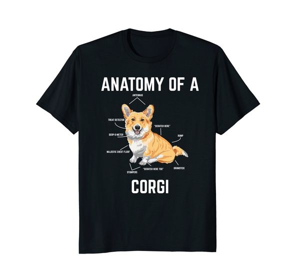 2019 new short sleeve casual anatomy of a corgi t-shirt funny dog gift tee for dog lover man t shirt good quality
2019 new short sleeve casual anatomy of a corgi t-shirt funny dog gift tee for dog lover man t shirt good quality
