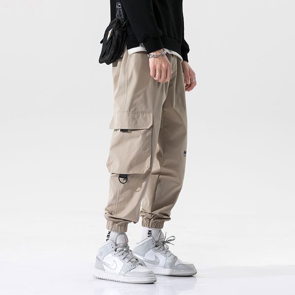 men's pants side pockets cargo harem 2021 hip hop casual male tatical joggers trousers fashion streetwear men, Black
men's pants side pockets cargo harem 2021 hip hop casual male tatical joggers trousers fashion streetwear men, Black