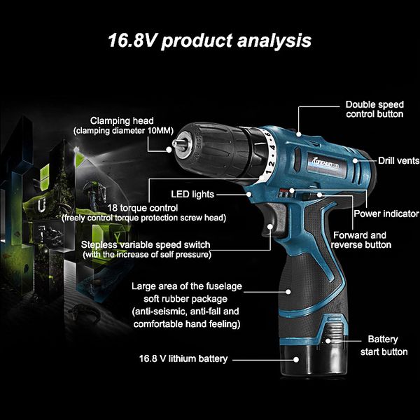 cordless electric screwdriver battery lithium ion 16.8v drill torque adjustment professional ecp home screw driver power tools
cordless electric screwdriver battery lithium ion 16.8v drill torque adjustment professional ecp home screw driver power tools