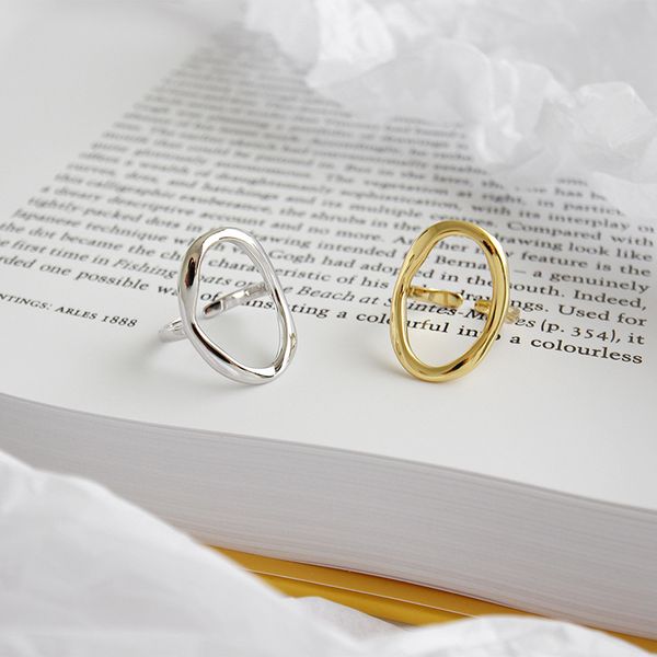 cluster rings geometric silver ring simple oval open for women 925 sterling nordic ins style elegant jewelry gifts, Golden;silver
cluster rings geometric silver ring simple oval open for women 925 sterling nordic ins style elegant jewelry gifts, Golden;silver
