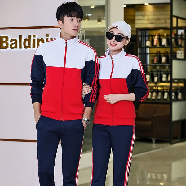 6xl autumn women men sport suit tracksuit zip up jacket sweatshirt+sweatpant casual jogger running workout outfit set sportswear, Black;white
6xl autumn women men sport suit tracksuit zip up jacket sweatshirt+sweatpant casual jogger running workout outfit set sportswear, Black;white