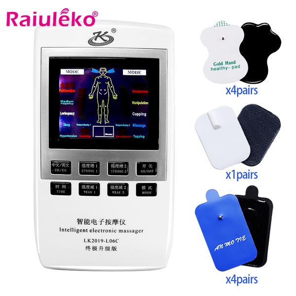 10 modes tens acupuncture electric therapy massager ems muscle stimulator pain relief body massage with moxibustion belt 18 pads
10 modes tens acupuncture electric therapy massager ems muscle stimulator pain relief body massage with moxibustion belt 18 pads