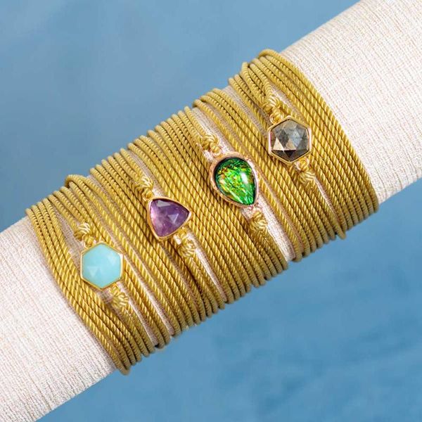 new rope wrap bracelets natural stones boho long vegan friendship bracelet unique handmade ethnic bracelets dropshipping, Golden;silver
new rope wrap bracelets natural stones boho long vegan friendship bracelet unique handmade ethnic bracelets dropshipping, Golden;silver