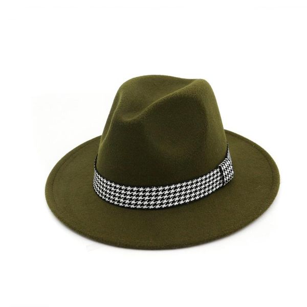 classical men women wool fedora hat with cloth belt wide brim hat jazz fascinator size 56-58cm, Blue;gray
classical men women wool fedora hat with cloth belt wide brim hat jazz fascinator size 56-58cm, Blue;gray