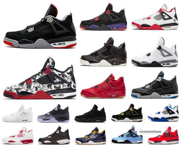 mens 4 4s jumpman basketball shoes bred wings encore fire red singles stealth oreo white cement men designer sneakers size us 7-13
mens 4 4s jumpman basketball shoes bred wings encore fire red singles stealth oreo white cement men designer sneakers size us 7-13