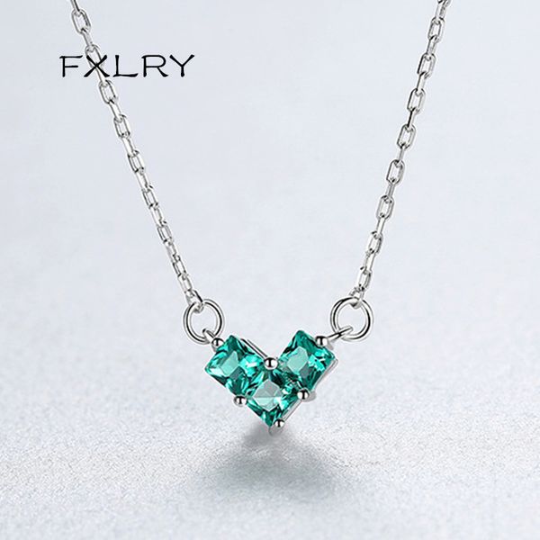 fxlry new arrival fashion silver color micro inlay zircon heart pendant necklaces for women wedding engagement fine jewe
fxlry new arrival fashion silver color micro inlay zircon heart pendant necklaces for women wedding engagement fine jewe