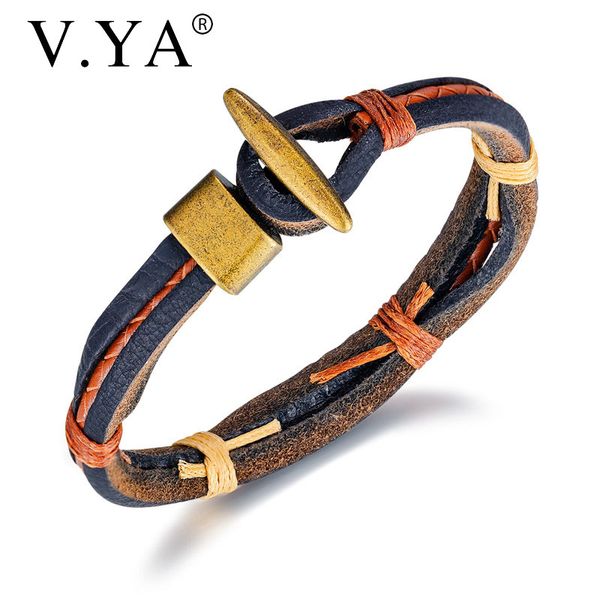 charm bracelets v.ya fashion alloy leather bracelet vintage bangle valentine's day birthday boyfriend jewelry present, Golden;silver
charm bracelets v.ya fashion alloy leather bracelet vintage bangle valentine's day birthday boyfriend jewelry present, Golden;silver