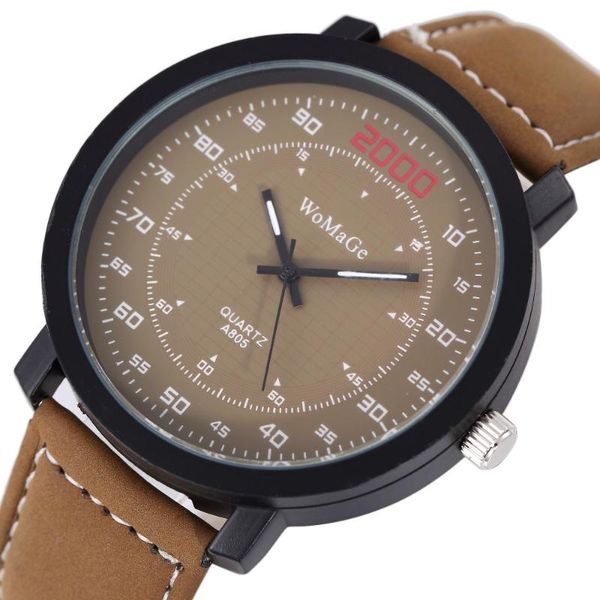 relojes hombre watch men's fashion sports quartz clock large dial men's watches waterproof wirst watch zegarek meski reloj, Slivery;brown
relojes hombre watch men's fashion sports quartz clock large dial men's watches waterproof wirst watch zegarek meski reloj, Slivery;brown