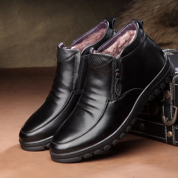 genuine leather men boots winter ankle boots fashion footwear shoes men business casual high shoes zapatos de hombre tyh, Black
genuine leather men boots winter ankle boots fashion footwear shoes men business casual high shoes zapatos de hombre tyh, Black