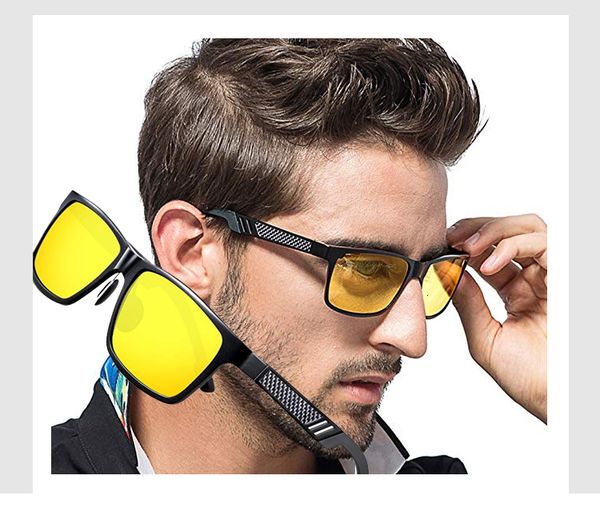 2020 anti uv400 elegant sport sun glasses night vision brand sunglass for man vntl, White;black