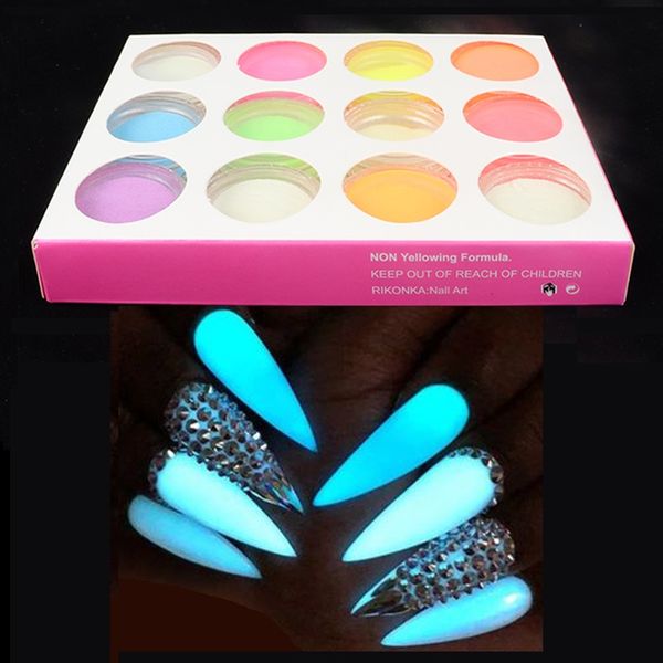 12 boxes/set glow in dark nail glitter phosphorescent powder pigment luminous ultrafine dust diy manicure nail art decorations, Silver;gold
12 boxes/set glow in dark nail glitter phosphorescent powder pigment luminous ultrafine dust diy manicure nail art decorations, Silver;gold