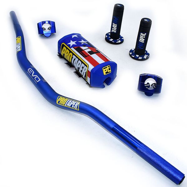 protaper handlebar with bar 1-1/8" handle bar pads grips pit pro racing dirt pit bike motorcycle motocross cnc 28.5mm adapter
protaper handlebar with bar 1-1/8" handle bar pads grips pit pro racing dirt pit bike motorcycle motocross cnc 28.5mm adapter