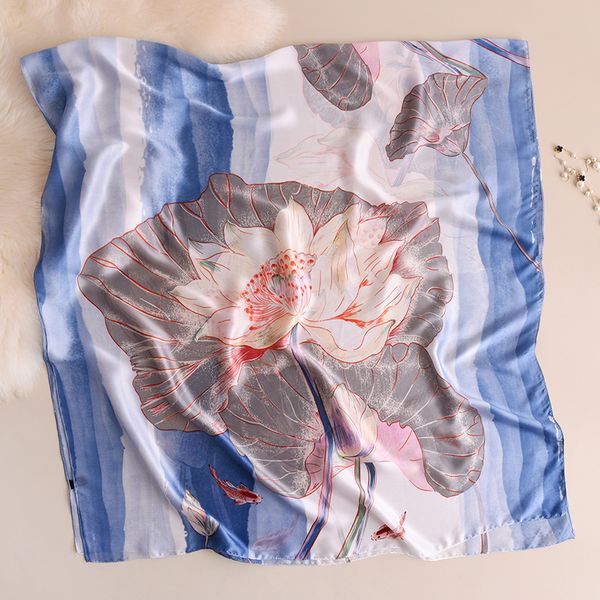 2020 spring women silk scarf luxury designer shawl foulard femme long bandana soft silk wrap summer beach cover-ups new, Blue;gray
2020 spring women silk scarf luxury designer shawl foulard femme long bandana soft silk wrap summer beach cover-ups new, Blue;gray