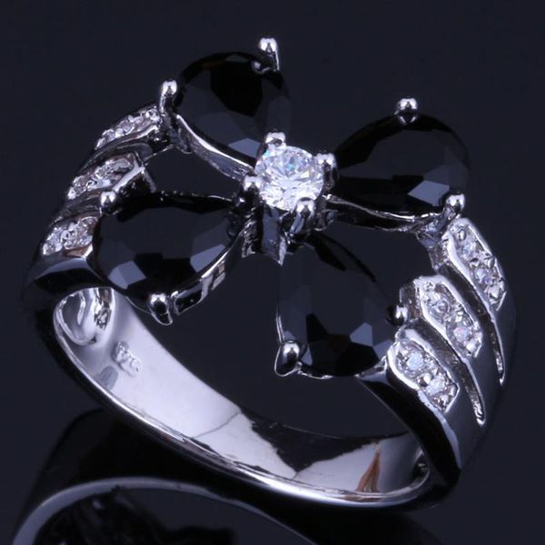 brilliant flower black cubic zirconia white cz silver plated ring v0429, Golden;silver
brilliant flower black cubic zirconia white cz silver plated ring v0429, Golden;silver