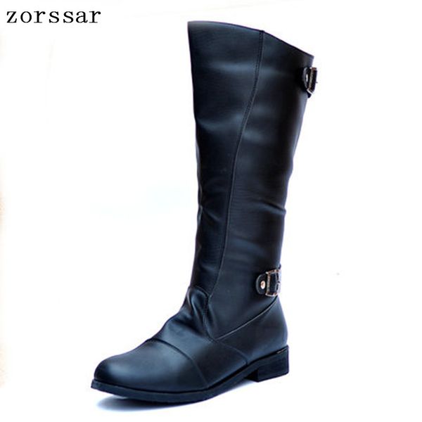 {zorssar} 2020 pu leather men high boots black boots tactical knee men shoes winter
{zorssar} 2020 pu leather men high boots black boots tactical knee men shoes winter