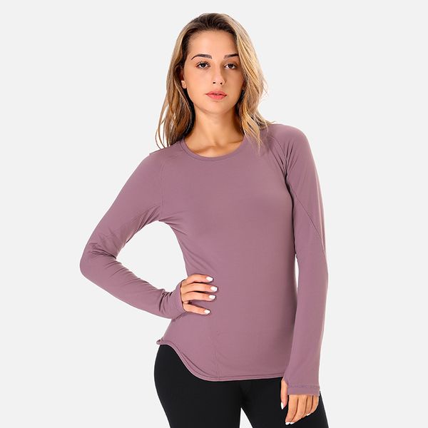 women's crew neck performance tee long sleeve yoga sport shirts with thumb holes shirttail hem gym running t shirts women, White;red
women's crew neck performance tee long sleeve yoga sport shirts with thumb holes shirttail hem gym running t shirts women, White;red