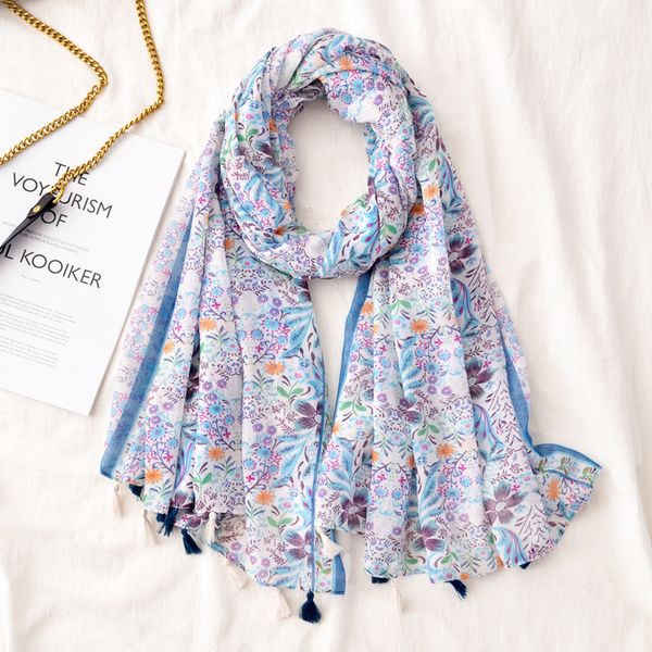 2020 new beautiful flower print tassel scarves and shawls viscose long soft floral tassel scarf wrap hijab 2 color ing, Blue;gray
2020 new beautiful flower print tassel scarves and shawls viscose long soft floral tassel scarf wrap hijab 2 color ing, Blue;gray