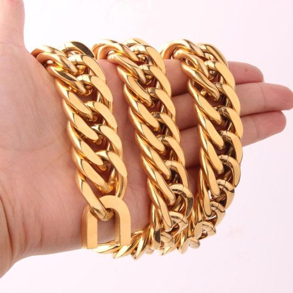 fashion 18/21mm gold or silver color 316l stainless steel double curb cuban link rombo chain necklaces for men jewelry 7-40 inch
fashion 18/21mm gold or silver color 316l stainless steel double curb cuban link rombo chain necklaces for men jewelry 7-40 inch