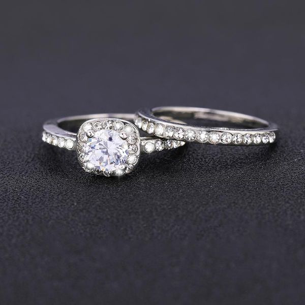 cluster rings juwang exquisite double layer zircon ring for women elegant bling cubic zirconia feminia bague jewelry pendant wedding gift, Golden;silver
cluster rings juwang exquisite double layer zircon ring for women elegant bling cubic zirconia feminia bague jewelry pendant wedding gift, Golden;silver