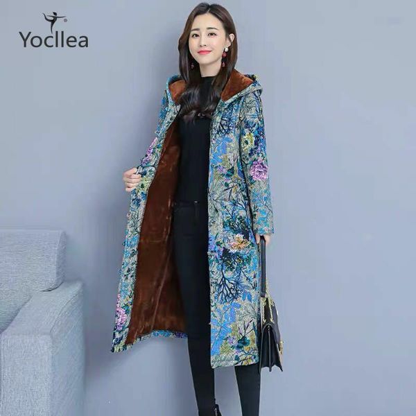 warm add velvet coat winter women long sleeve cotton linen print hooded trench outwear female slim autumn long casual trench, Tan;black
warm add velvet coat winter women long sleeve cotton linen print hooded trench outwear female slim autumn long casual trench, Tan;black