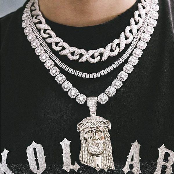 chokers silver color 15mm cuban link miami necklace iced out bling zircon hip hop jack infinity chain fashion men jewelry, Golden;silver
chokers silver color 15mm cuban link miami necklace iced out bling zircon hip hop jack infinity chain fashion men jewelry, Golden;silver