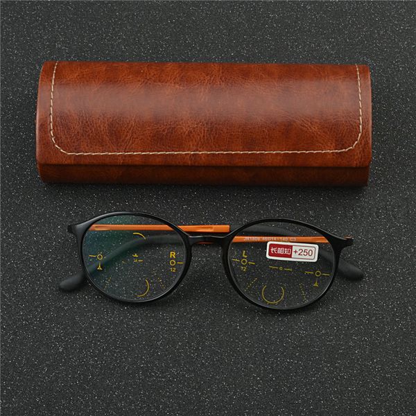 sunglasses leopard multi focus reading glasses men womens round frames presbyopic diopter vintage eyeglasses male for nx, White;black 
sunglasses leopard multi focus reading glasses men womens round frames presbyopic diopter vintage eyeglasses male for nx, White;black