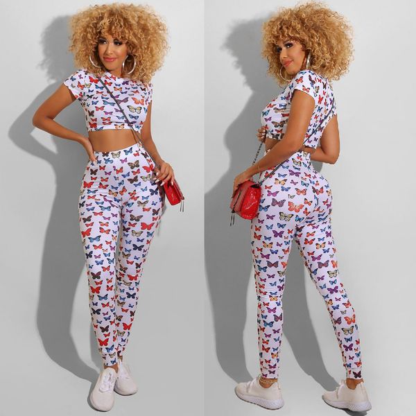 summer long pants designer 2pcs suit short sleeve butterfly print woman two piece outfit casual fashion female clothing, White
summer long pants designer 2pcs suit short sleeve butterfly print woman two piece outfit casual fashion female clothing, White