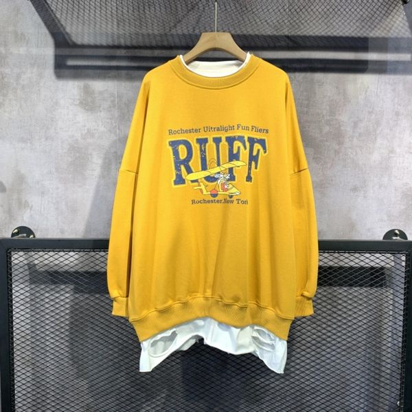 2020 sweater autumn new korean style sweater women's simple letter loose large size mid-length terry fake two-piece fashion aq8qp aq, Black
2020 sweater autumn new korean style sweater women's simple letter loose large size mid-length terry fake two-piece fashion aq8qp aq, Black