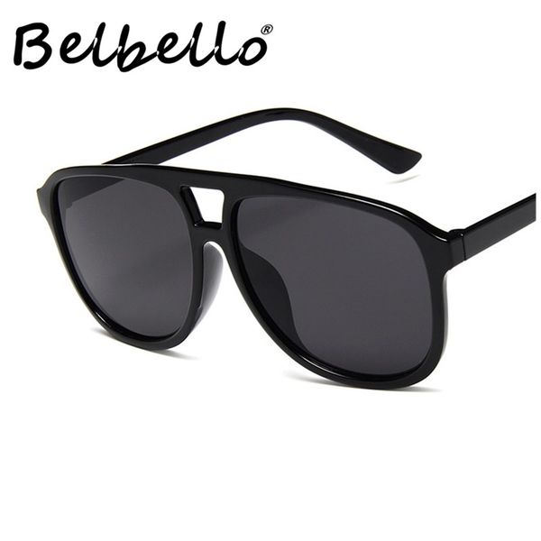 sunglasses belbello double beam large frame women leopard print fashion men transparent trend uv400, White;black
sunglasses belbello double beam large frame women leopard print fashion men transparent trend uv400, White;black
