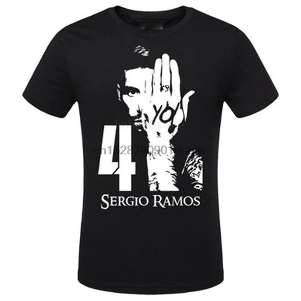 summer new men3d print short sleeve cotton t-shirt sergio ramos printed t shirt men plus size tee shirt homme