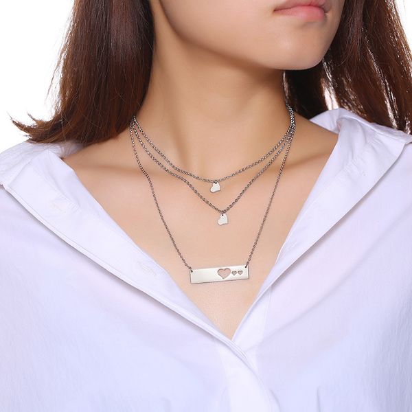 stainless steel heart necklace womens layered necklace steel color fashion necklaces 2020 jewelry the neck woman accesories boho, Silver
stainless steel heart necklace womens layered necklace steel color fashion necklaces 2020 jewelry the neck woman accesories boho, Silver