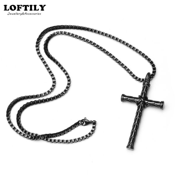 pendant necklaces fashion stainless steel cross punk necklace for women men gift vintage chain crystal long jewelry, Silver
pendant necklaces fashion stainless steel cross punk necklace for women men gift vintage chain crystal long jewelry, Silver