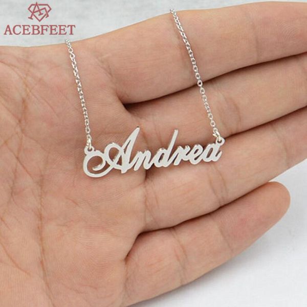 2020 bff bijoux custom personalized name necklace rose gold signature customized pendant stainless steel statement colar women, Silver
2020 bff bijoux custom personalized name necklace rose gold signature customized pendant stainless steel statement colar women, Silver